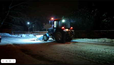 К борьбе со снегопадом в Мостовском районе подготовились заранее