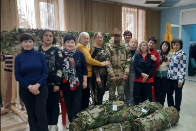 Волонтёрская группа &laquo;МыVместе&raquo; из посёлка Мостовского сплела 1000 маскировочных сетей