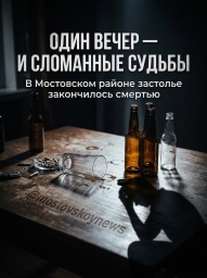 В Мостовском районе застолье закончилось трагедией